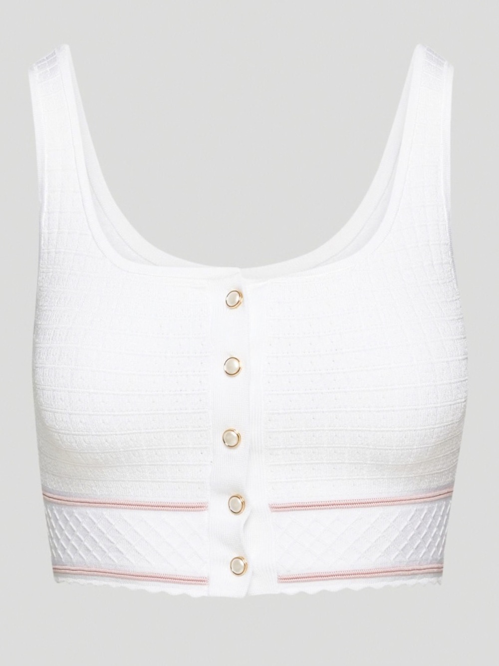Aritzia Sculpt Knit-Button Tank
